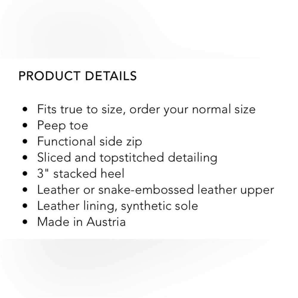 Heeled Booties in Smoke Brushed Metallic - Picture 3 of 3